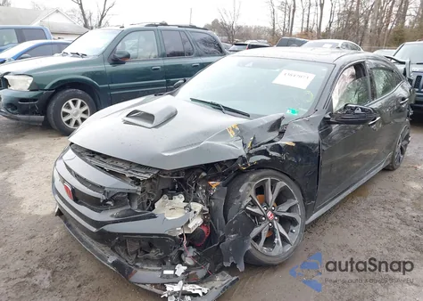 2018 Honda Civic Sport Touring from USA, damaged, VIN SHHFK7H92JU415385